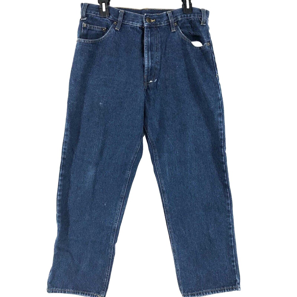RK brand jeans‎ men's 34 x 30 blue denim 100% cotton boot work wear dadcore